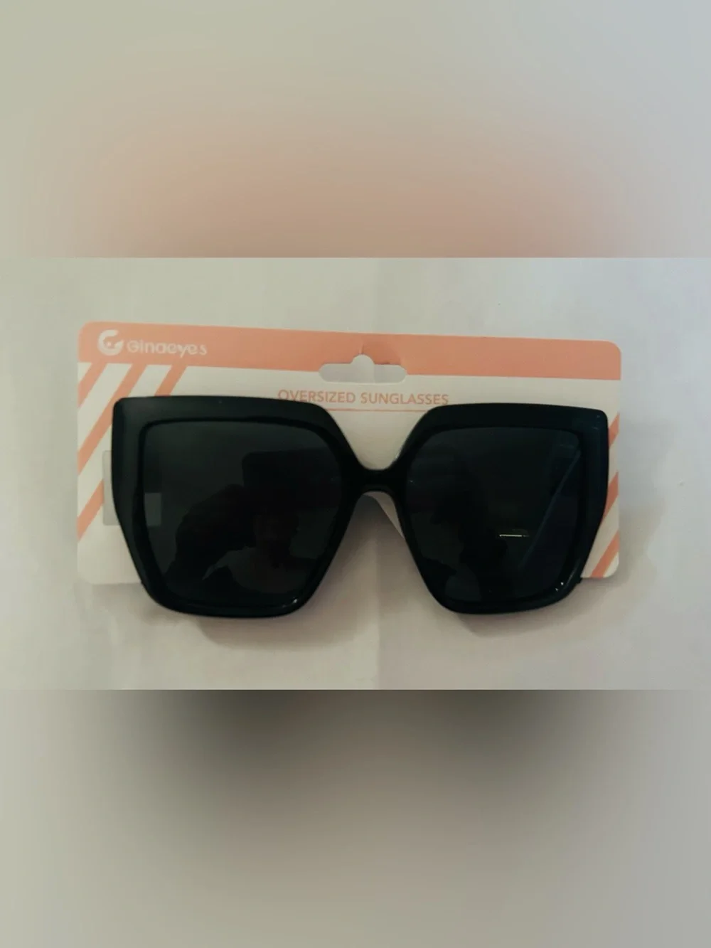 New Large Women’s Sunglasses Black Frames
